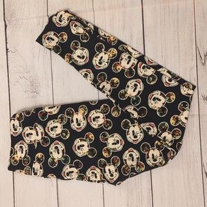Lularoe One Size Leggings Mickey mouse head(NWOT)